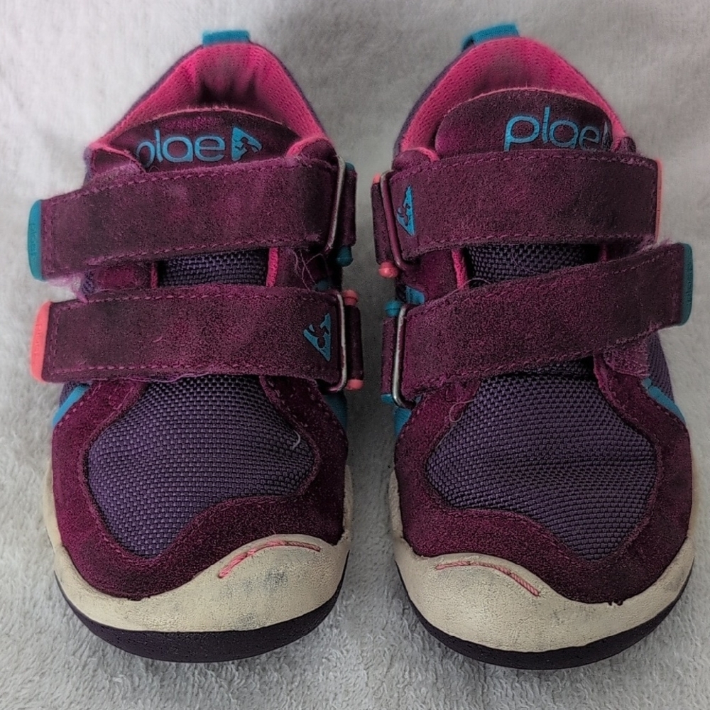 PLAE Purple and Pink Sneakers with Velcro Straps
